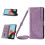Purple Leather Flip Case for iPhone 15 Pro Max – Magnetic 1