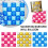 Square Foil Balloons Wall Backdrop Double-Sided 25 Pcs 7
