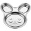 Stainless Steel Rabbit Divided Plate 3-Section 1
