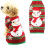 Cat-Print Dog Christmas Sweater Holiday Jumper Small Medium 1