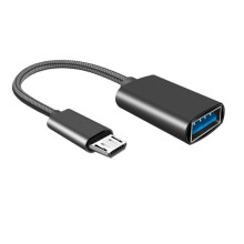 USB OTG Adapter Cable 12 cm Micro USB/Type-C 480Mbps