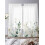 Watercolor Green Leaf Sheer Curtains 52x84 Eucalyptus 3