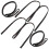 Eyewear Straps Universal 4-Pack Safety Glasses Cord 8