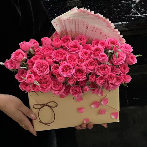 DIY Flower Bouquet Gift Box Envelopes 5 pcs 2