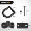 D-Ring Tie Down Anchors Black 4 pcs 1/2 inch 12000 lbs 5