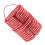 Knitting Needle Storage Polyester Set Red White Checkered 3
