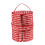 Knitting Needle Storage Polyester Set Red White Checkered 4