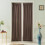 Solid Color French Door Curtains Rod-Pocket Design 7