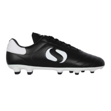 (3 UK, Black/White) Sondico Childrens/Kids Strike Firm Ground Football Boots