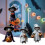 Halloween Cat Ornament Witch Hat Pumpkin Skull Acrylic 1
