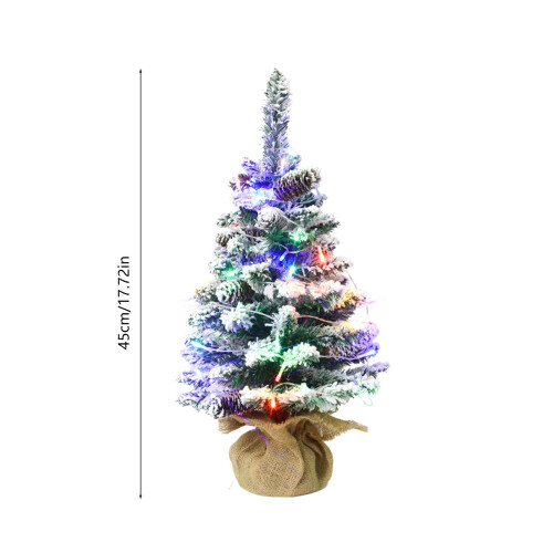 Pre-Lit Artificial Mini Christmas Tree with Warm Lights 2