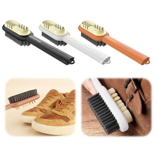 ABS Shoe Brush with Rubber Eraser 2-in-1 1