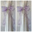 Bowknot Curtain Tiebacks with Pearls 2 Pcs 2