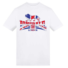 (XXL, White) Lonsdale Mens Union Jack T-Shirt