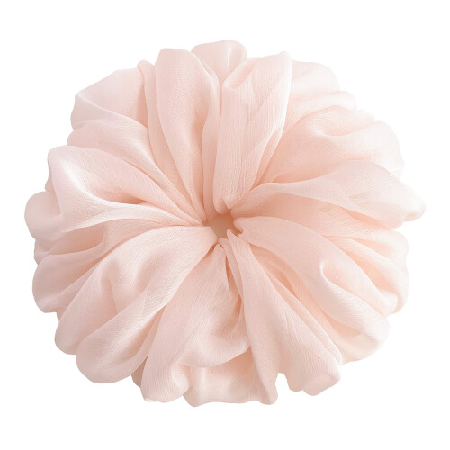 Soft Chiffon Scrunchies 38 Colors Large Ponytail Holders 1