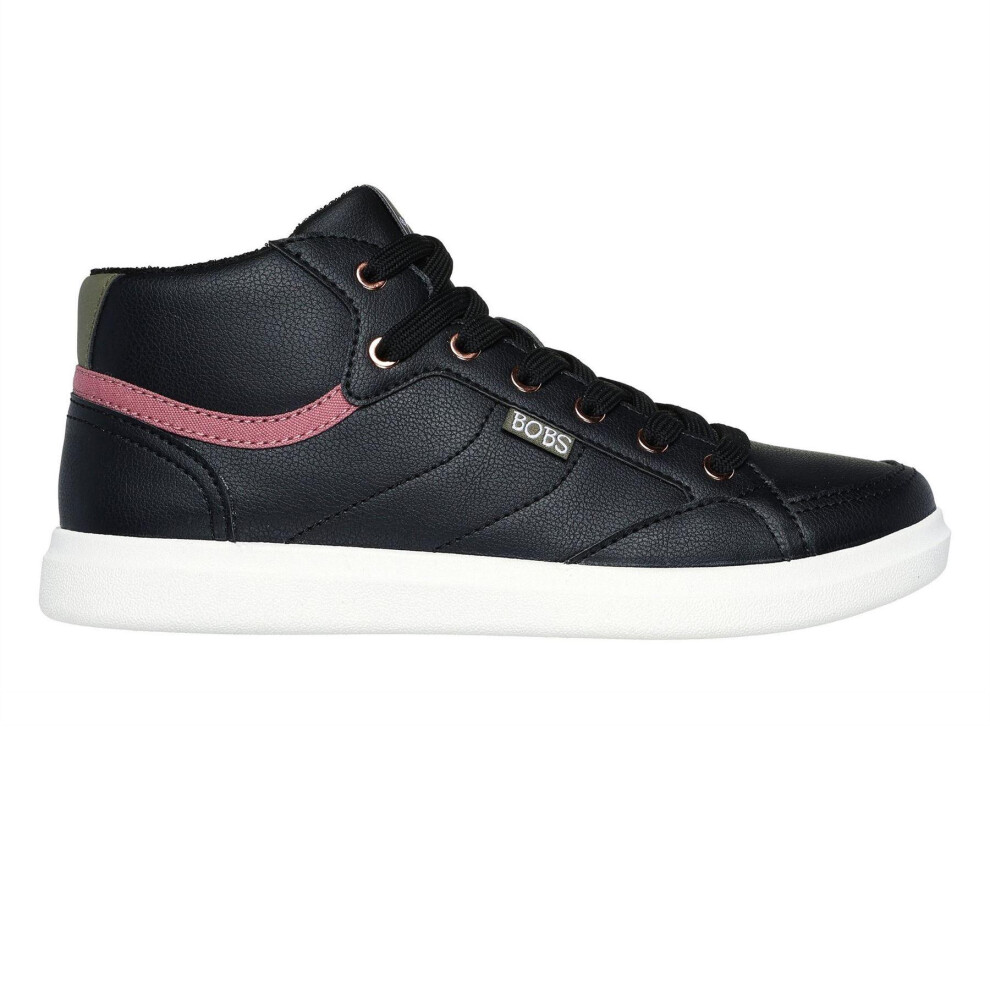 Skechers (3.5 Uk, Black) Womens/Ladies Bobs Dvine Trainers