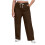 Women's Plus Size Casual Pants Drawstring Waist Solid Color 2
