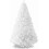 White Artificial Christmas Tree 6 Ft Unlit Hinged 8