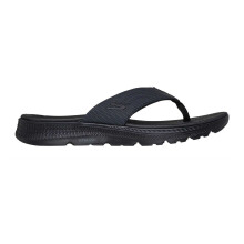 (10 UK, Black) Skechers Mens Go Consistent Rubber Flip Flops