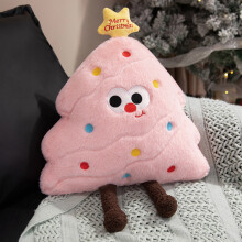 Christmas Tree Plush Pillow Decorative Cushion 19.69 Inch