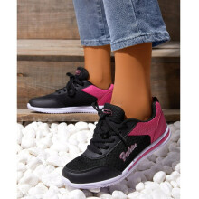 Women's Lightweight Mesh Sneakers Black US 7.5