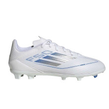 (11 UK Child, White) Adidas Childrens/Kids F50 League Firm Ground Football Boots