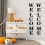 Welcome Letters Stencil Set 8 Large 6