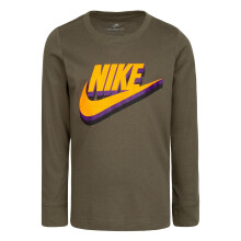 (5-6 Years, Green) Nike Childrens/Kids Logo Long-Sleeved T-Shirt