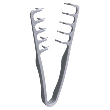 Wide-Tooth Texture Comb for Roots Lift and Bangs Styling