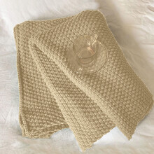 Knitted Acrylic Blanket Sofa Throw 70x100cm