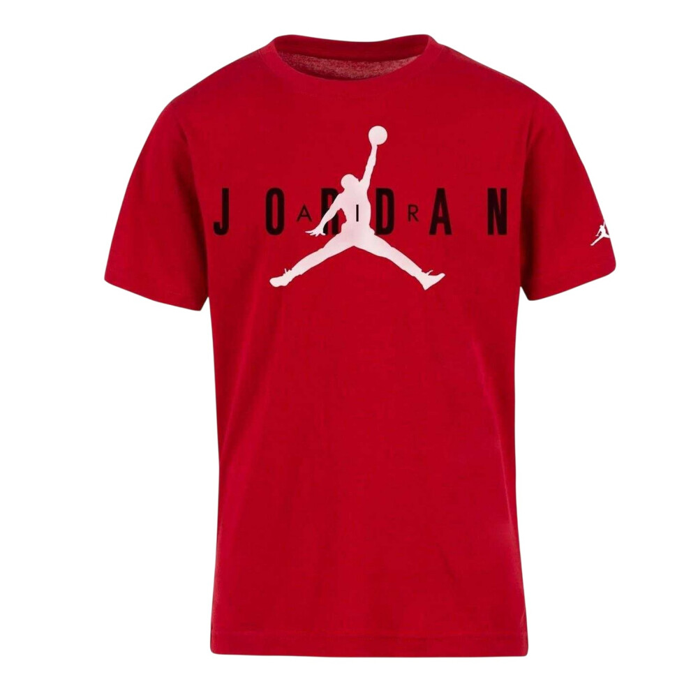 Nike (7-8 Years, Red) Boys Graphic Print Longline T-Shirt