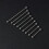 Stainless Steel Industrial Barbell Piercing 35mm 7