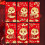 Red Envelopes Set Chinese New Year 2025 6 pcs 8