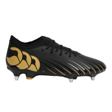 (12 UK, Black) Canterbury Mens Speed Falcon Team Soft Ground Rugby Boots