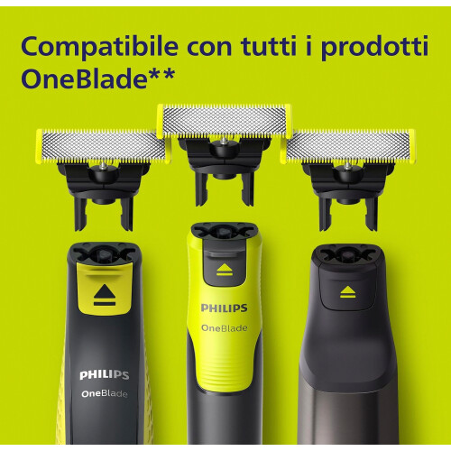 Compatibel met Philips OneBlade scheerapparaten, vervangende scheerbladen. 2