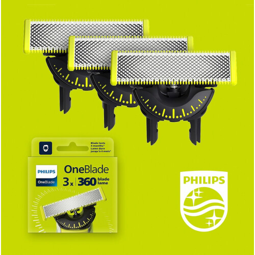 Compatibel met Philips OneBlade scheerapparaten, vervangende scheerbladen. 1