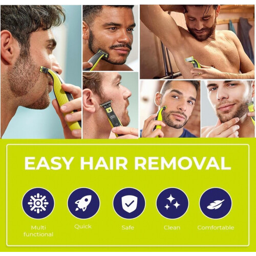 Compatibel met Philips OneBlade scheerapparaten, vervangende scheerbladen. 1