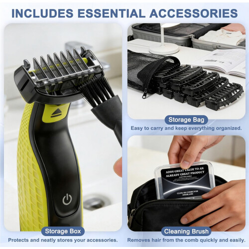Compatibel met Philips OneBlade scheerapparaten, vervangende scheerbladen. 2