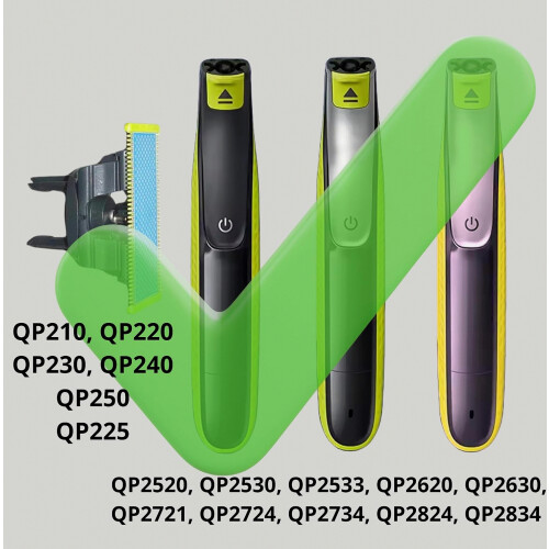 Compatibel met Philips OneBlade scheerapparaten, vervangende scheerbladen. 1