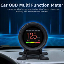 Car OBD Speedometer Heads Display Digital Meter Mileage Water Temp Oil Pressure Distance Speed Gauge