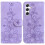 Purple PU Leather Flip Wallet Case for Samsung Galaxy S24 1