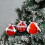 Glitter Shatterproof Christmas Ball Ornament Red 9 pcs 6