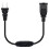 2-Prong Polarized Extension Cord with Switch Black 13A 125V 2