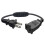 2-Prong Polarized Extension Cord with Switch Black 13A 125V 5