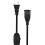 2-Prong Polarized Extension Cord with Switch Black 13A 125V 6
