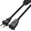 2-Prong Polarized Extension Cord with Switch Black 13A 125V 7