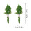 Fake Pine Model Trees for DIY Crafts Green Plastic 4