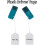 White Price Tags with String 1.88 x 1.1 in 500 pcs 6