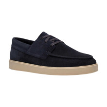 (11 UK, Navy) Clarks Mens Lockford Suede Boat Shoes