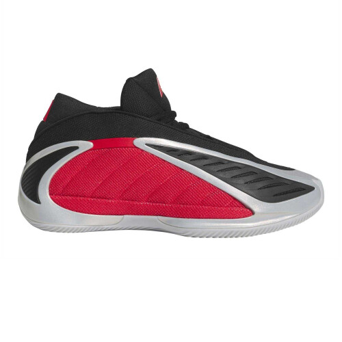 Adidas (7 UK, Silver/Red) Adidas Mens Anthony Edwards Mesh Trainers